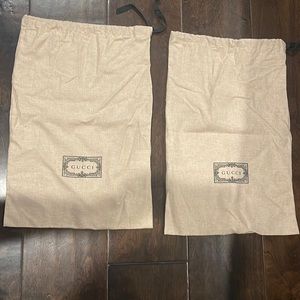 gucci travel dust shoe bag